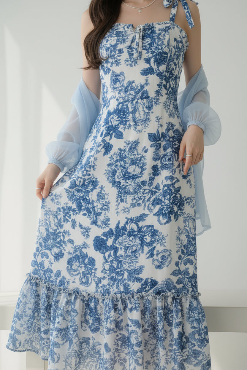 Floral Fishtail Dress