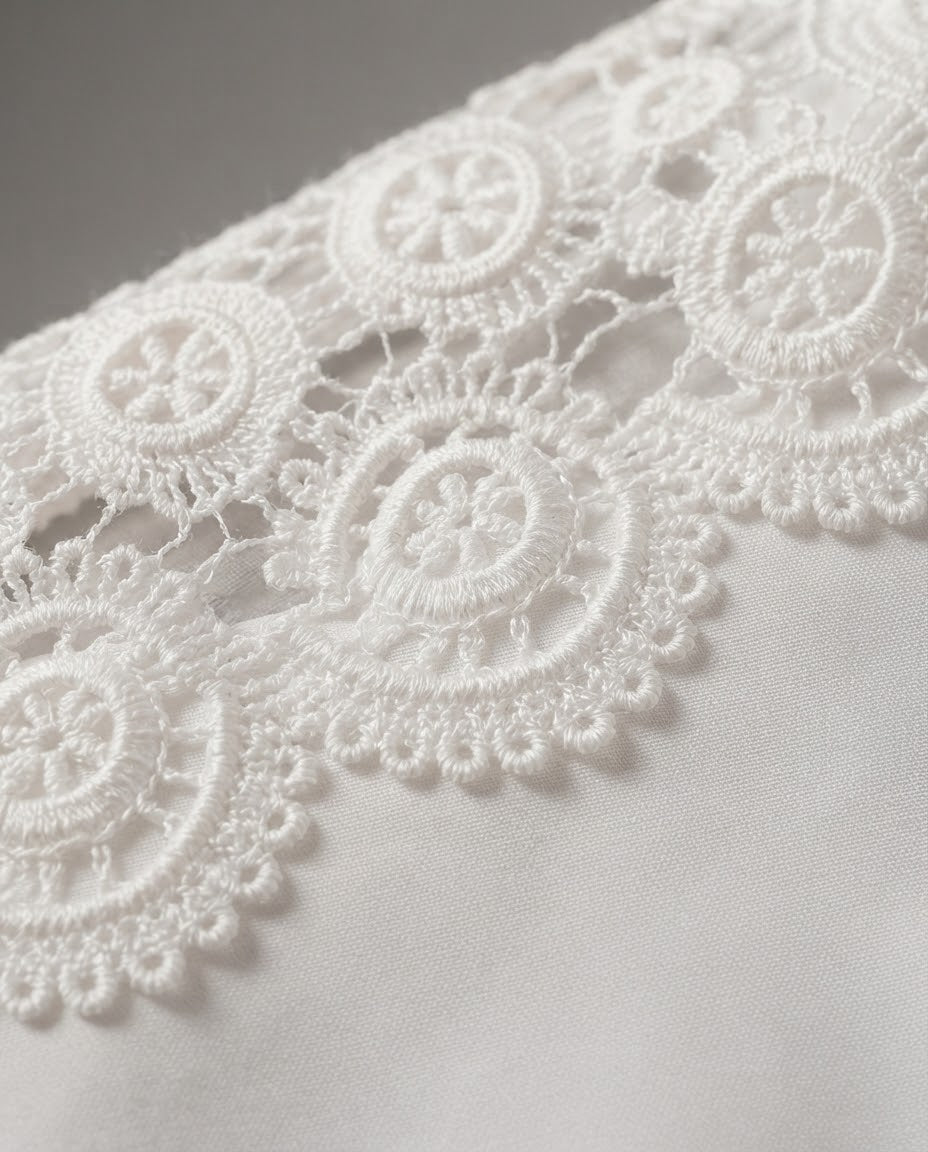 Embroidered Collar Blouse