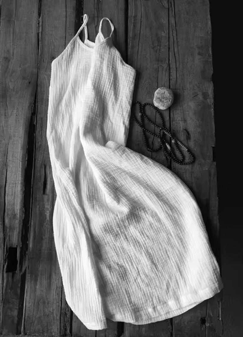 Breezy Cotton Sundress — Sleeveless Summer Shift