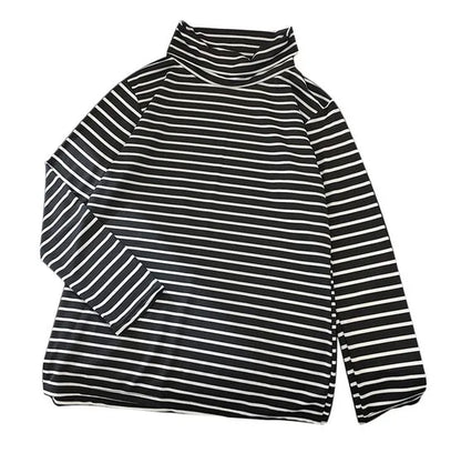 Sleek Turtleneck Base Top — Slim Long Sleeve Layer