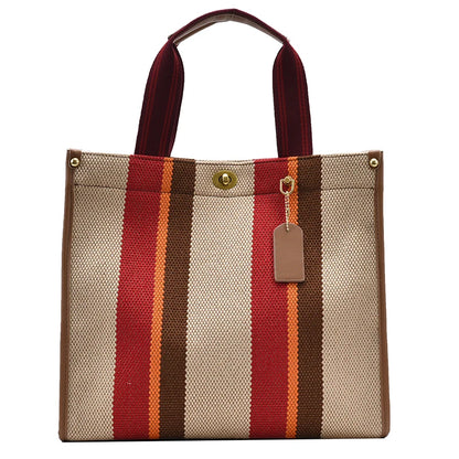 Weekender Crossbody Tote — Canvas Everyday Bag