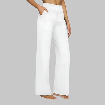 Women'S Comfort Fit Stretch Trousers Soft Breathable Pants