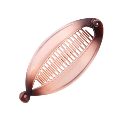 New Fashion Banana Shape Hair Clip Gradient Color Fish Clip Hairpins Hair Accessories for Women