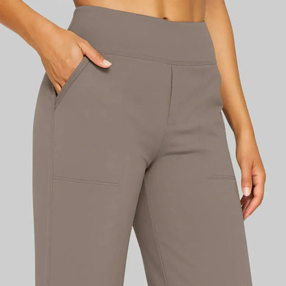 Women'S Comfort Fit Stretch Trousers Soft Breathable Pants
