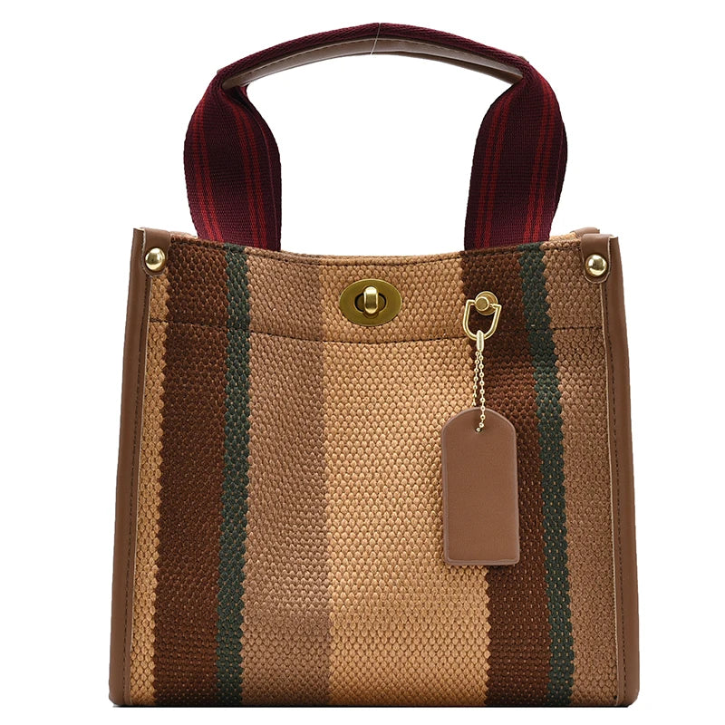 Weekender Crossbody Tote — Canvas Everyday Bag
