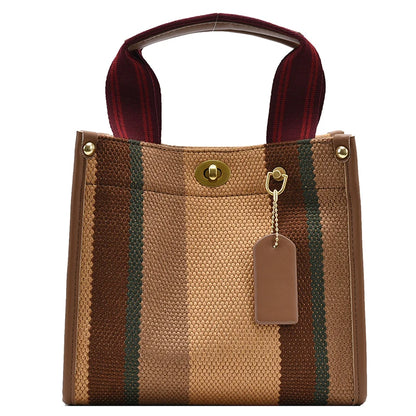 Weekender Crossbody Tote — Canvas Everyday Bag