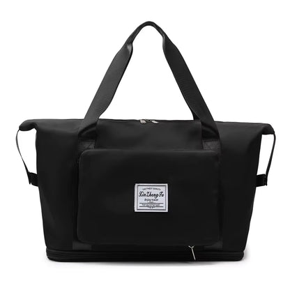 Pack-Flat Duffel Tote — Foldable Travel Bag