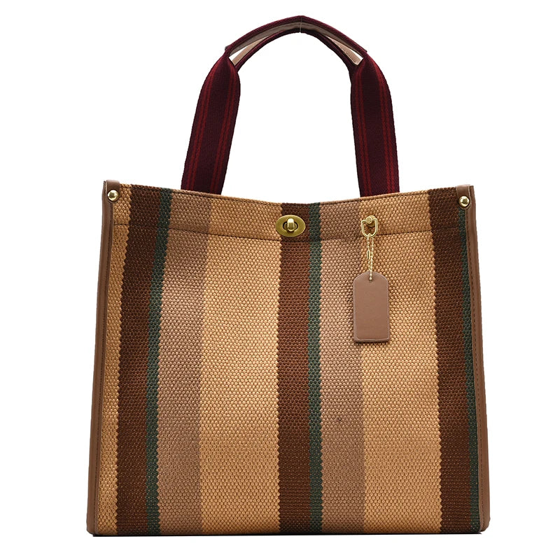 Weekender Crossbody Tote — Canvas Everyday Bag