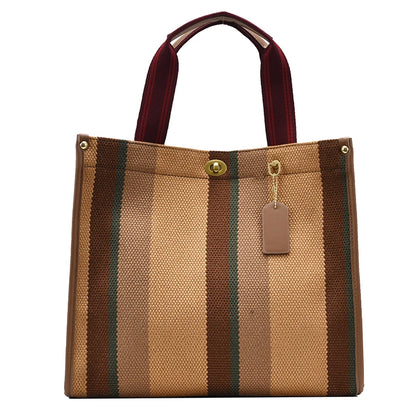Weekender Crossbody Tote — Canvas Everyday Bag