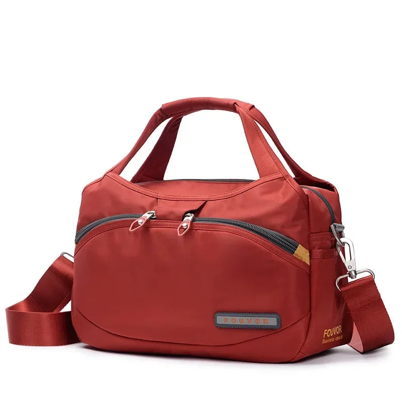 Oxford Travel Tote — Water-Resistant Nylon Carry-All