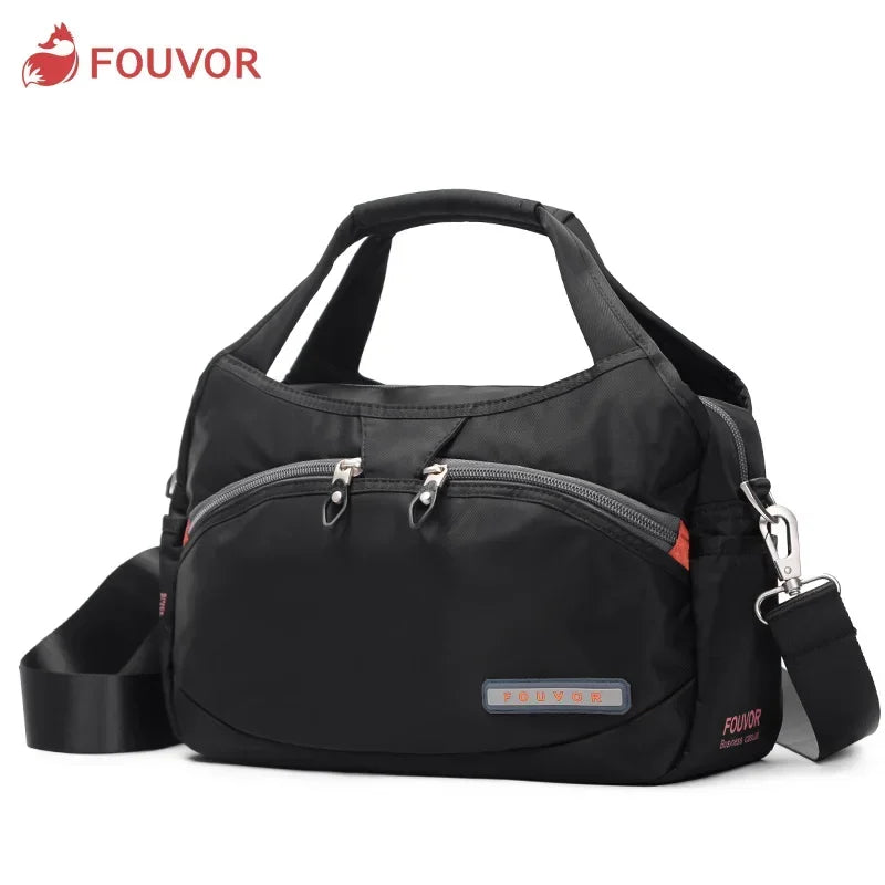 Oxford Travel Tote — Water-Resistant Nylon Carry-All