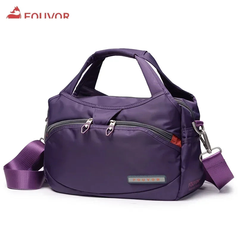 Oxford Travel Tote — Water-Resistant Nylon Carry-All