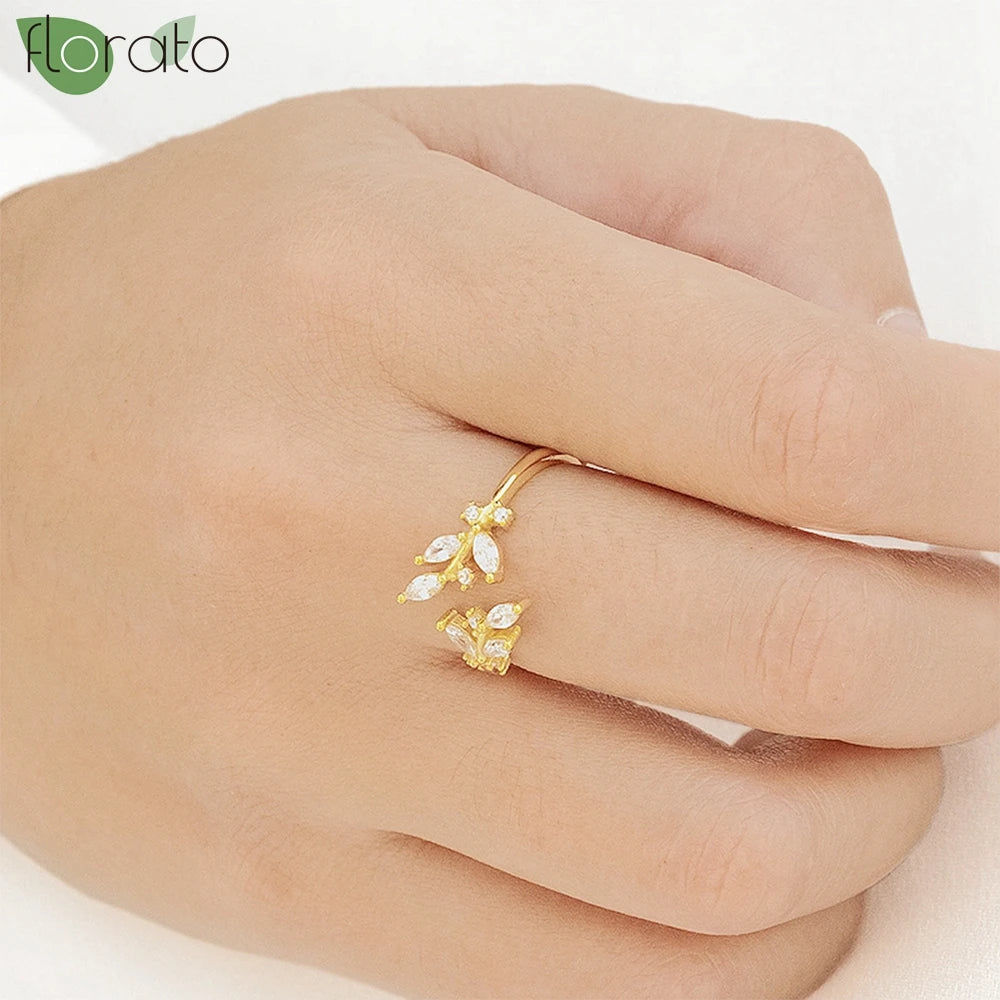 Adjustable Opening Vintage Gold Plated Rings Couple Wedding Rings Fashion Rings for Women Premium Luxury Jewelry