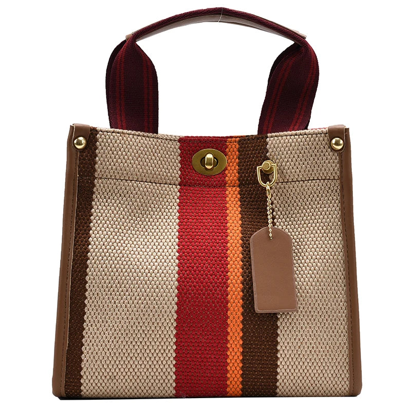 Weekender Crossbody Tote — Canvas Everyday Bag
