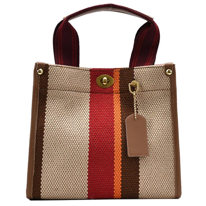Weekender Crossbody Tote — Canvas Everyday Bag