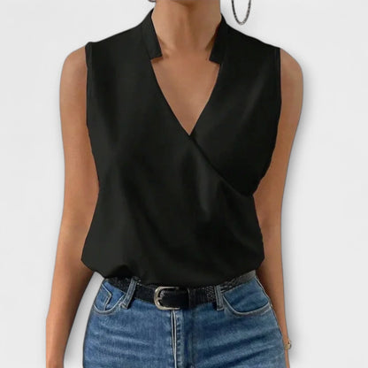 Soft Summer Top with V-Neck