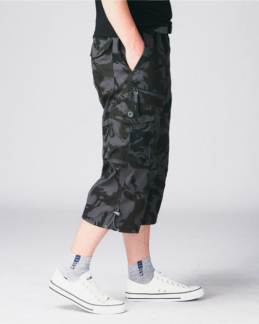 Loose Cargo Trousers — Multi-Pocket Casual Fit