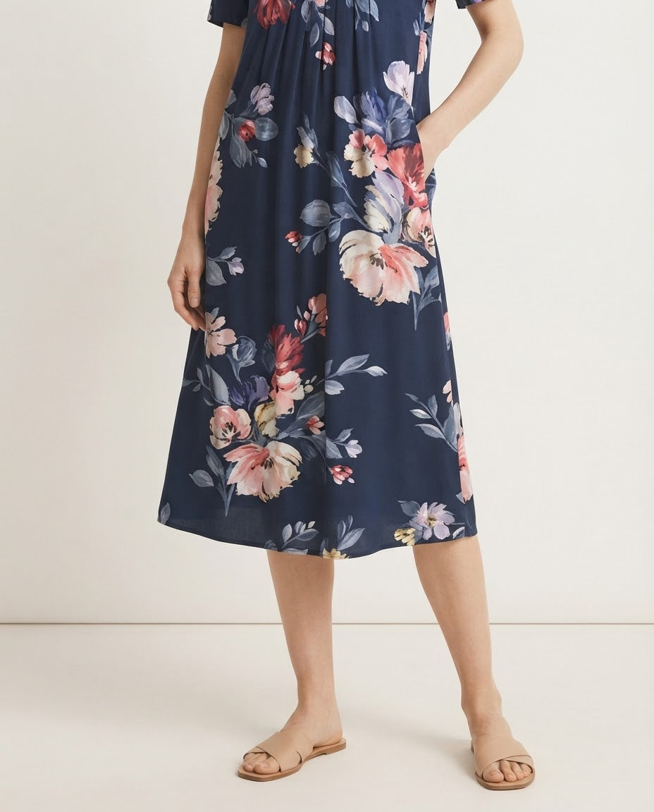 Loose Fit Midi Dress