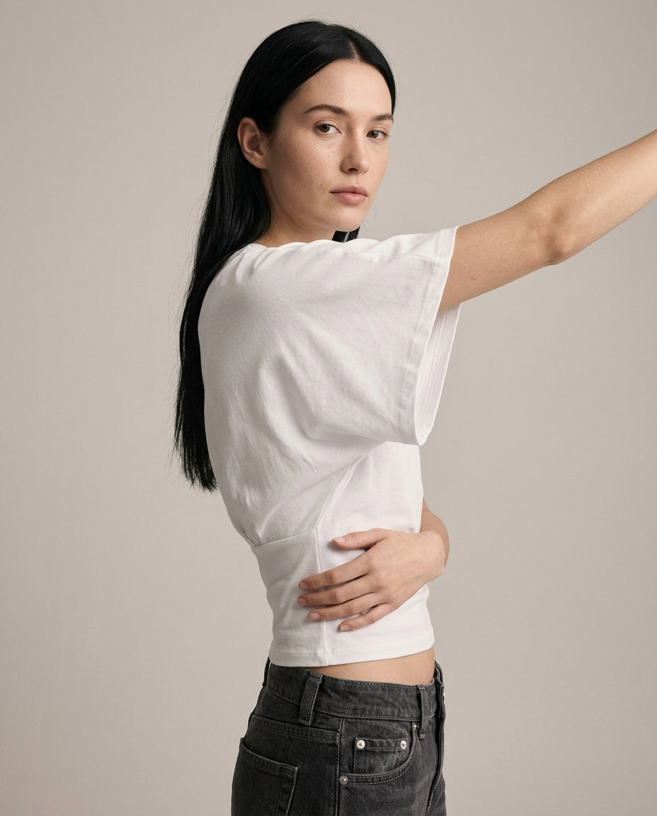 Ruched Crop Top