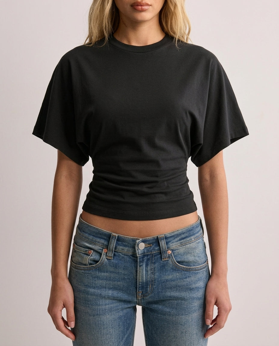 Ruched Crop Top