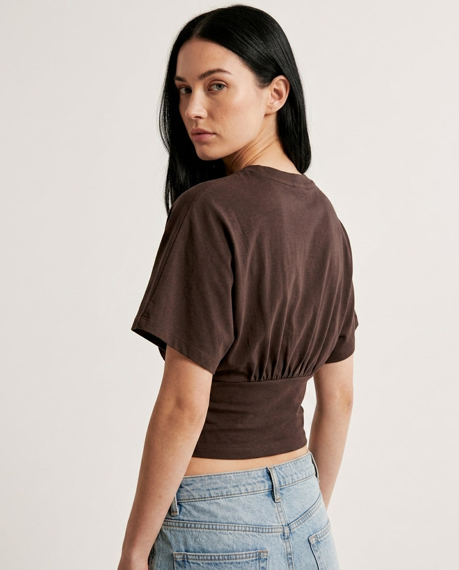Ruched Crop Top