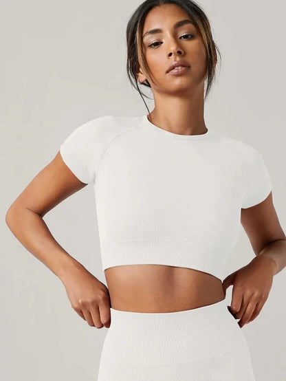 Flow State Yoga Top — Seamless Sport Shirt