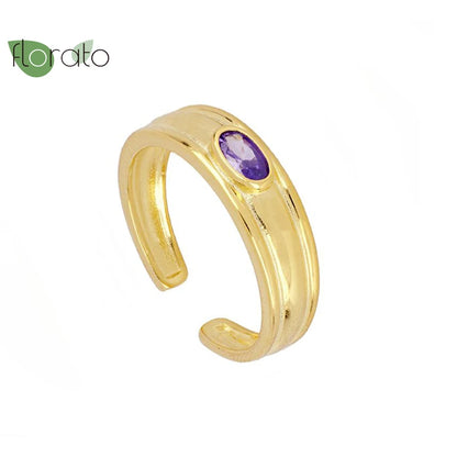 Adjustable Opening Vintage Gold Plated Rings Couple Wedding Rings Fashion Rings for Women Premium Luxury Jewelry