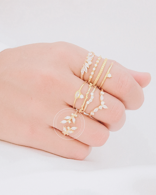 Heritage Vintage Ring — Gold-Plated Open Band