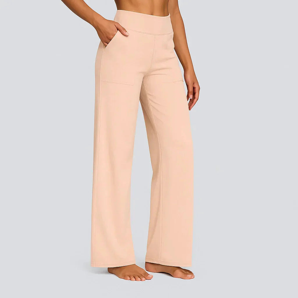 Women'S Comfort Fit Stretch Trousers Soft Breathable Pants