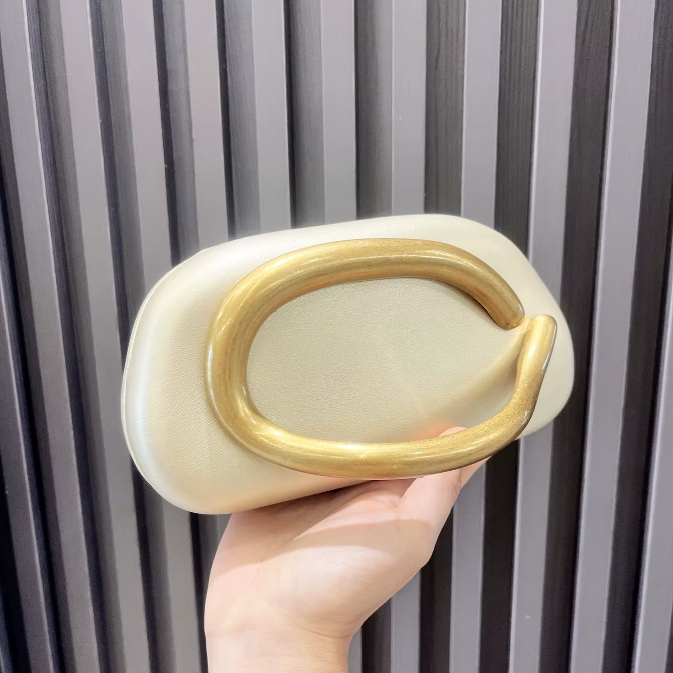 Gilded Evening Clutch — Designer Party Shoulder Bag