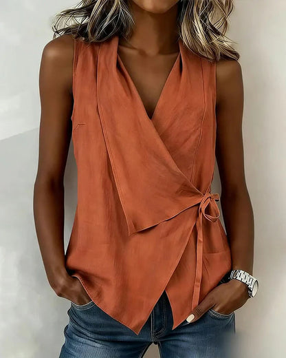 Viv | Elegant Bow Detail Top