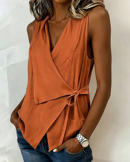 Viv | Elegant Bow Detail Top