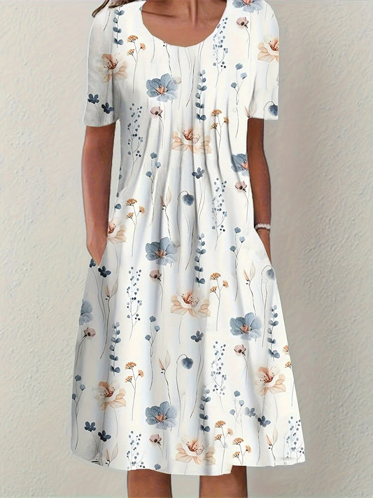 Soft Landing Dress — Plus-Size Elegant Loose Fit