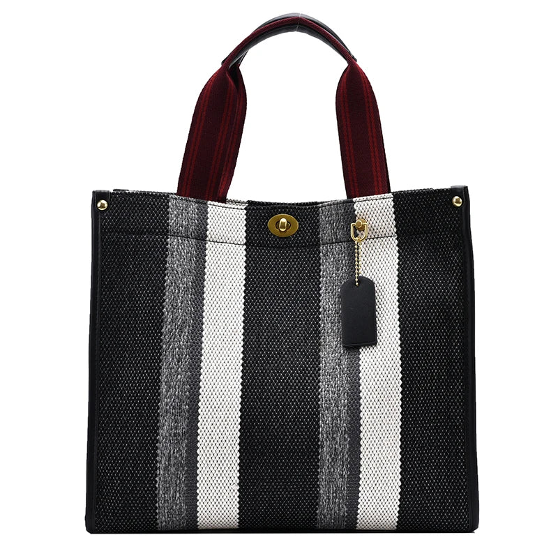 Weekender Crossbody Tote — Canvas Everyday Bag