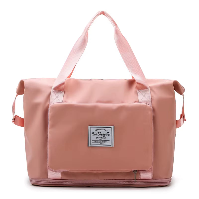 Pack-Flat Duffel Tote — Foldable Travel Bag